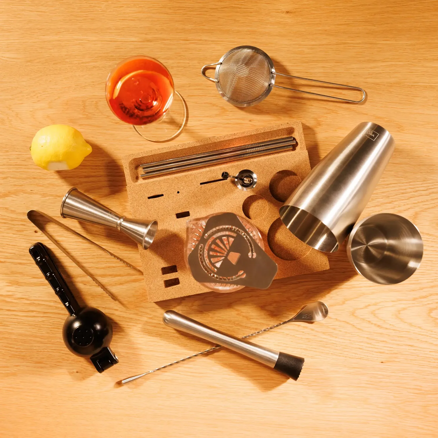 Vacuvin Bar in a Box Master Set Cocktail Acciaio 16 pezzi