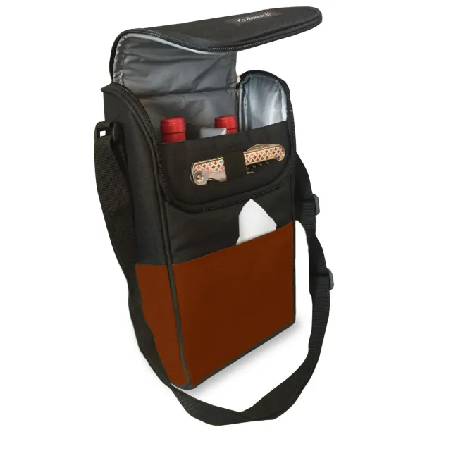 VinBouquet Borsa Termica 2 Bottiglie con Tracolla