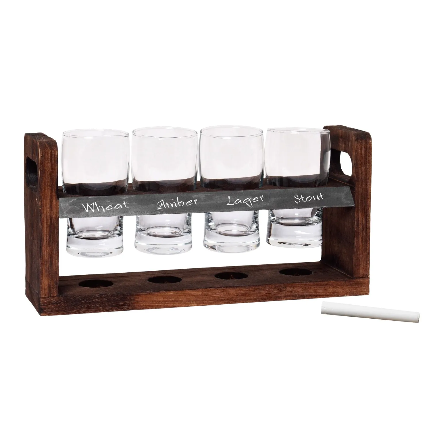 VinBouquet Set Degustazione Birra con Vassoio 33 cm