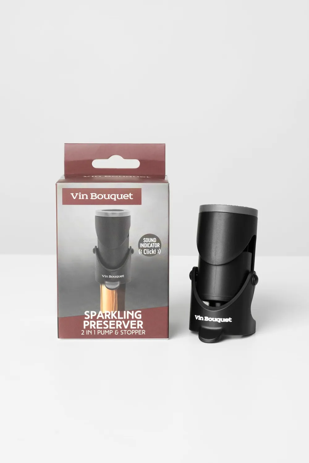 Vin Bouquet FIC 1188 tappo sottovuoto per spumante con indicatore sonoro