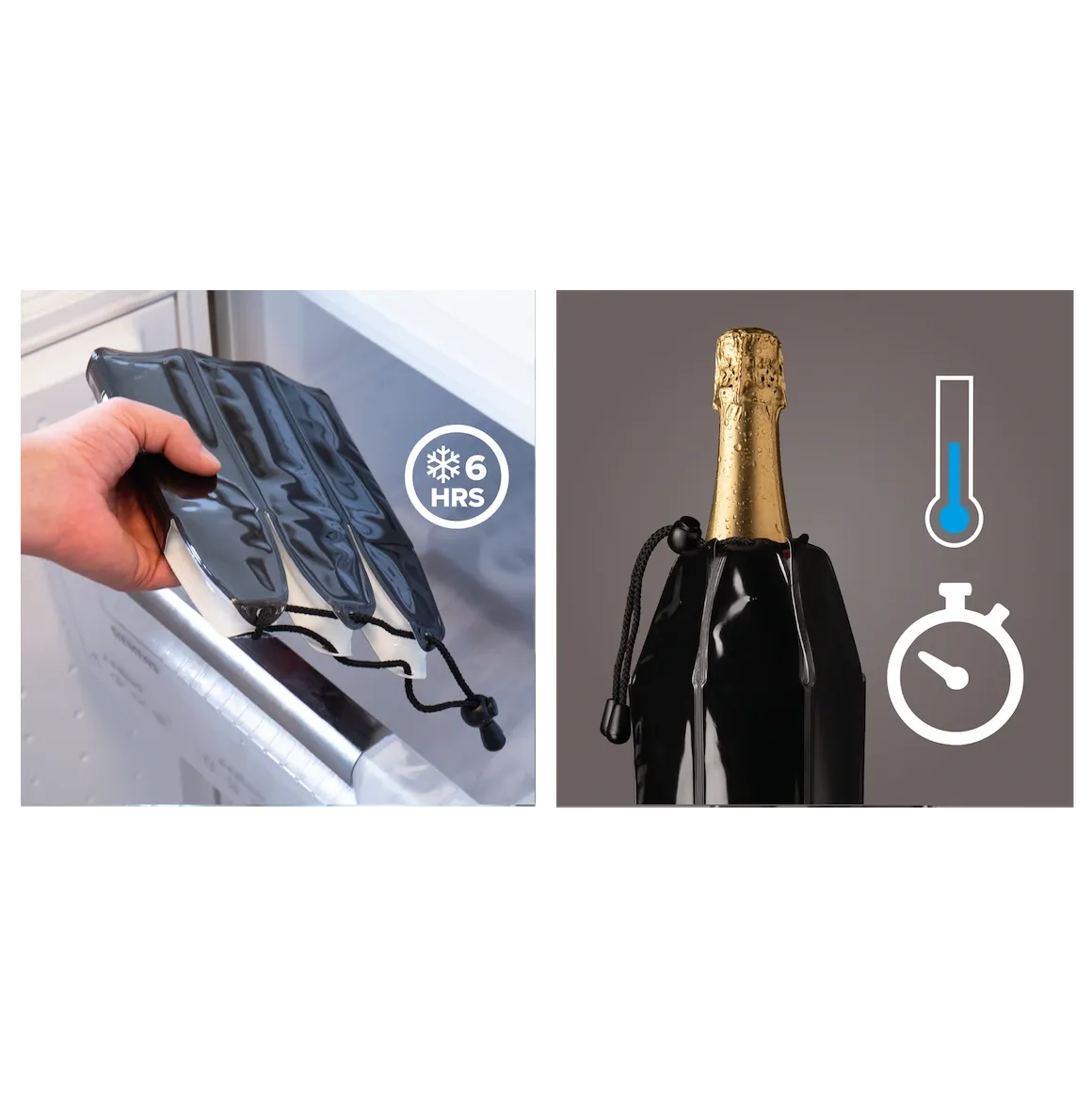Vacuvin Champagne Cooler manicotto refrigerante