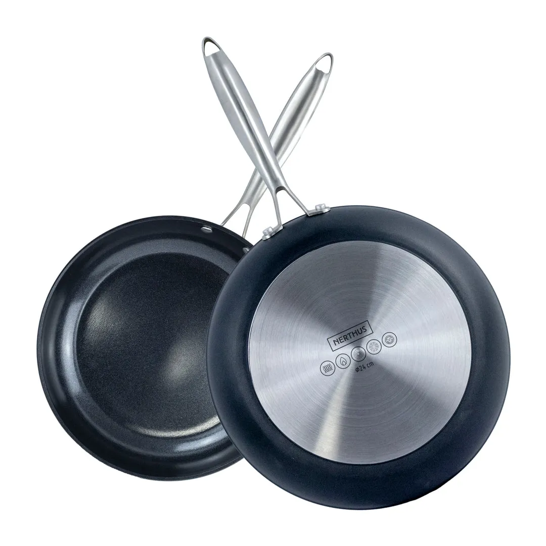 VinBouquet Padella Ceramica Antiaderente Manico Inox