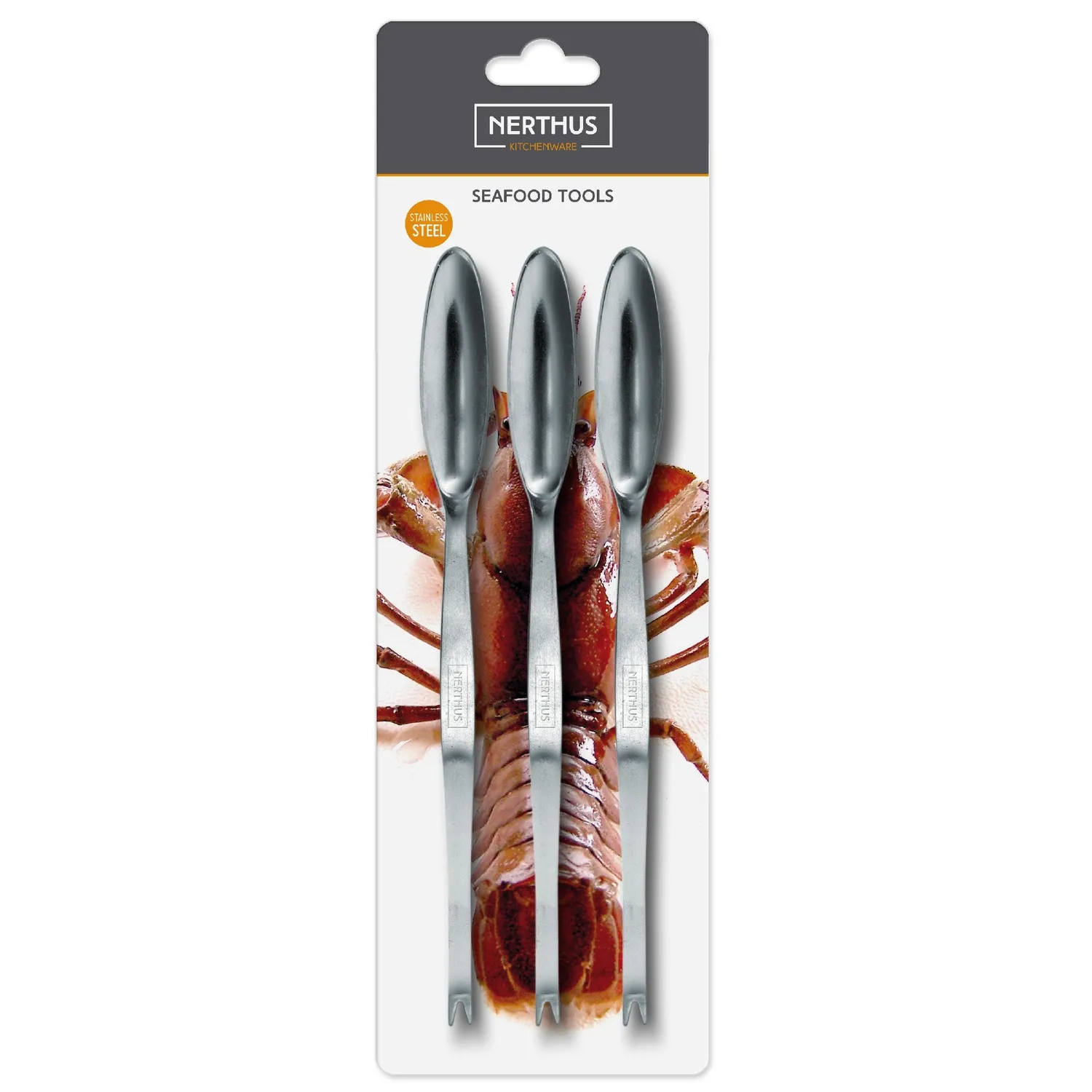 VinBouquet pinze per crostacei acciaio inox presa ergonomica