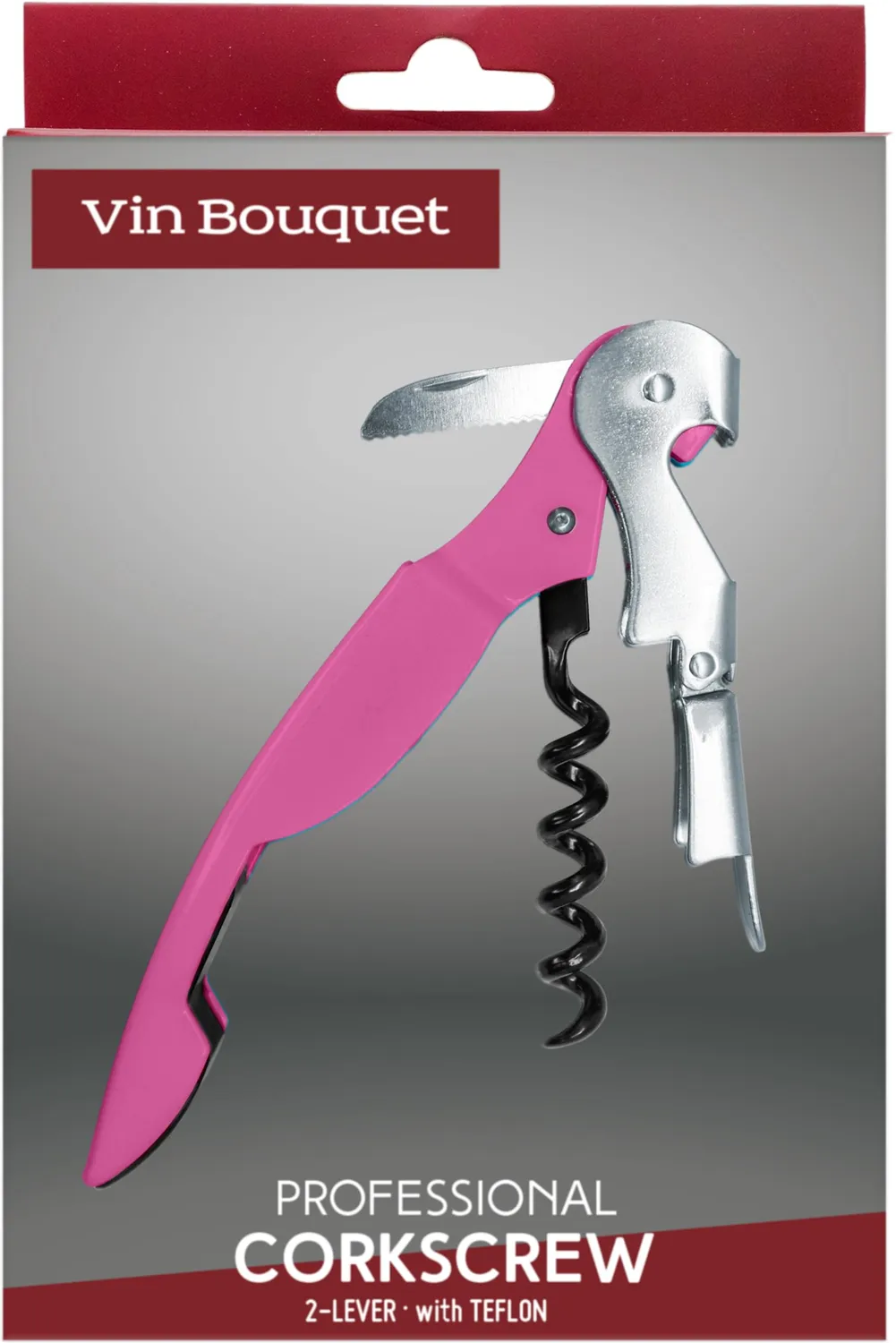 Vin Bouquet FID 195 Cavatappi Sommelier 2 Tempi inox