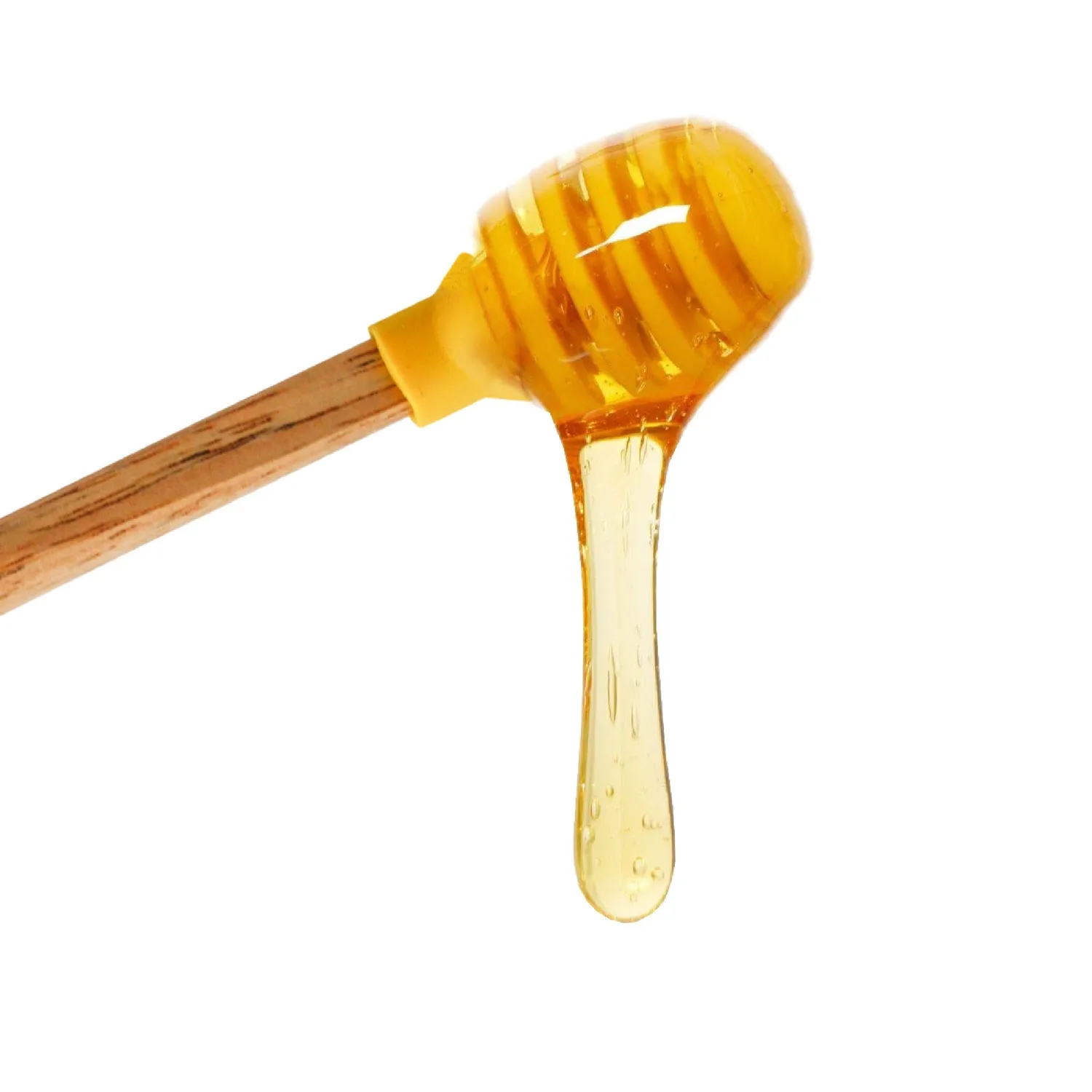 VinBouquet Cucchiaio per miele in silicone con manico in legno