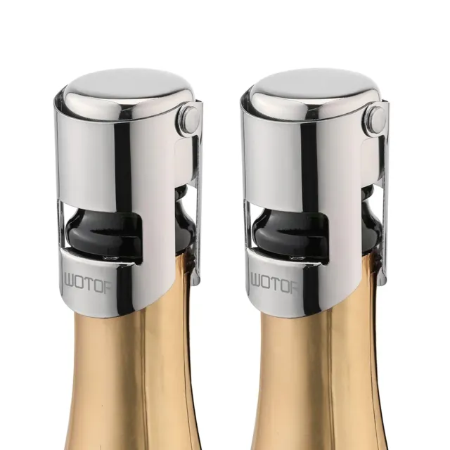 WOTOR Tappo per Spumante Acciaio Inox Ermetico
