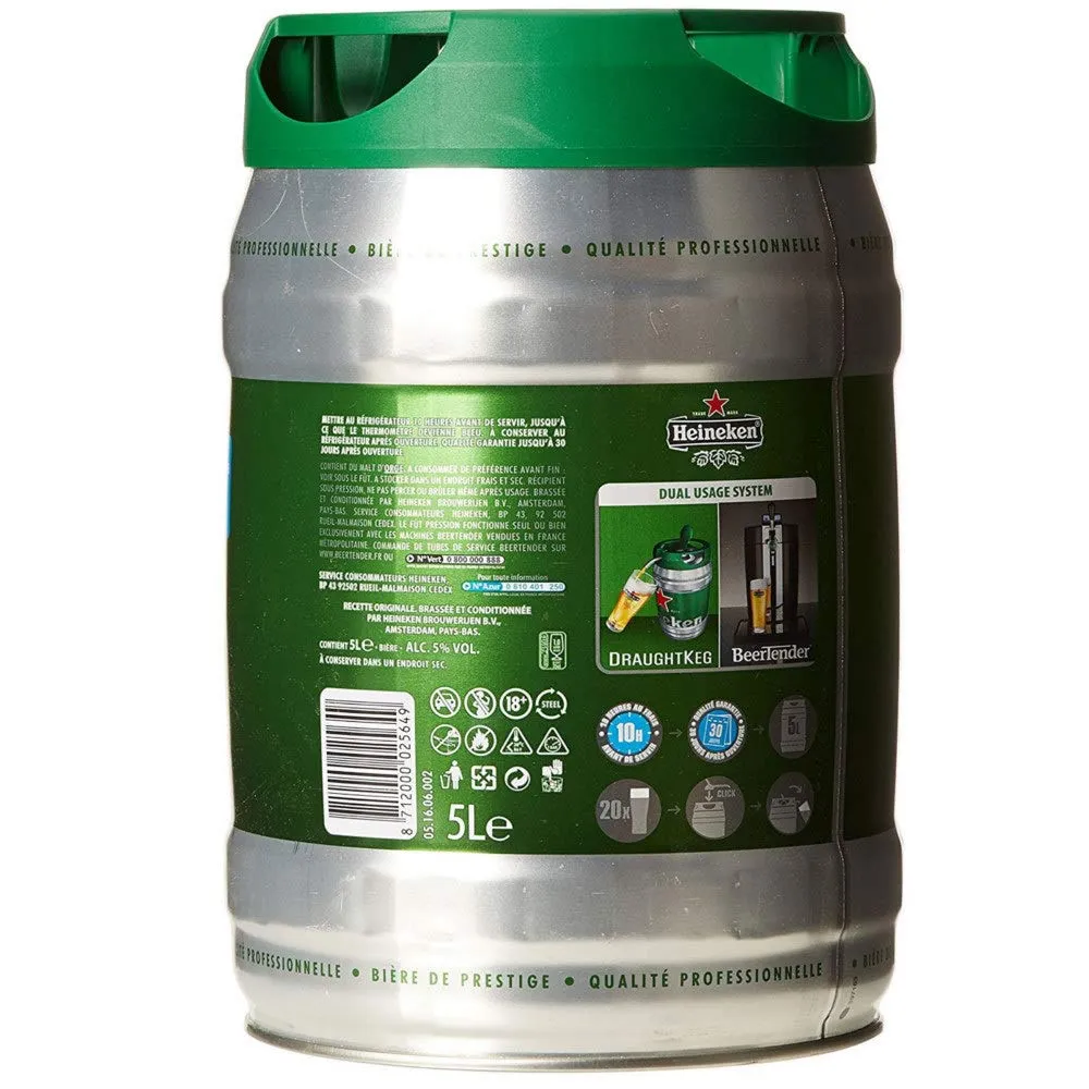 Heineken BLADE DraughtKeg fusto birra 4×5 L con dispenser