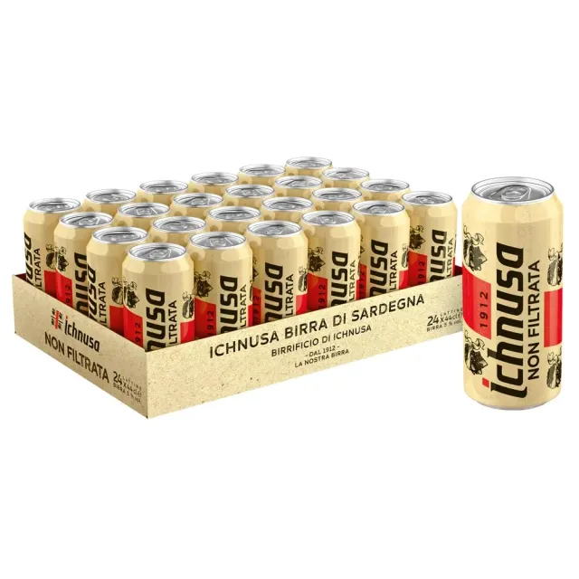 Ichnusa Non Filtrata birra 24 lattine da 44 cl