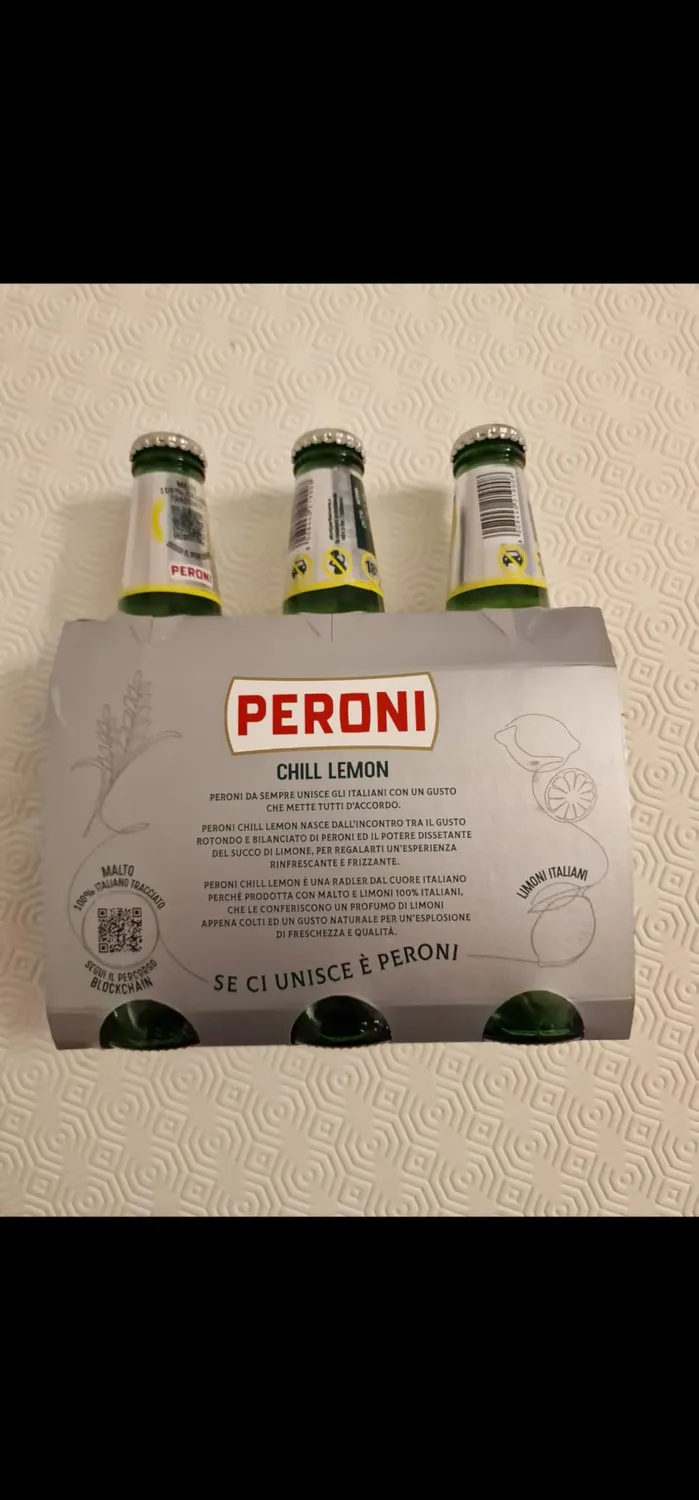 Peroni Chill Lemon radler limone 24x33 cl 1,3%