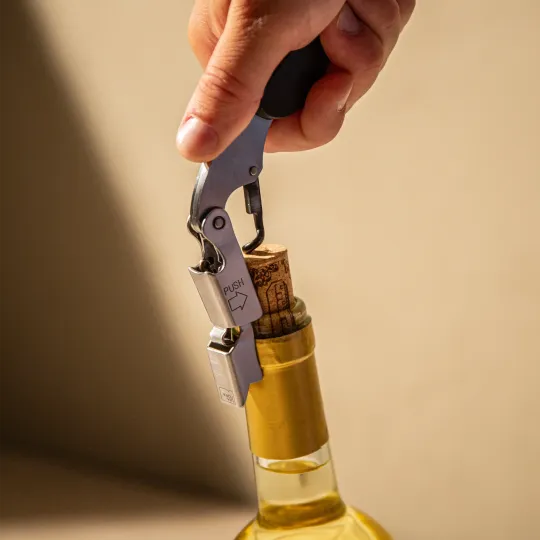 Vacu Vin Waiter's Corkscrew Push Large cavatappi da cameriere