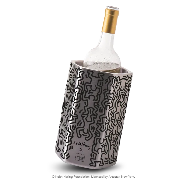 Vacuvin Hive Keith Haring raffreddabottiglie acciaio inox
