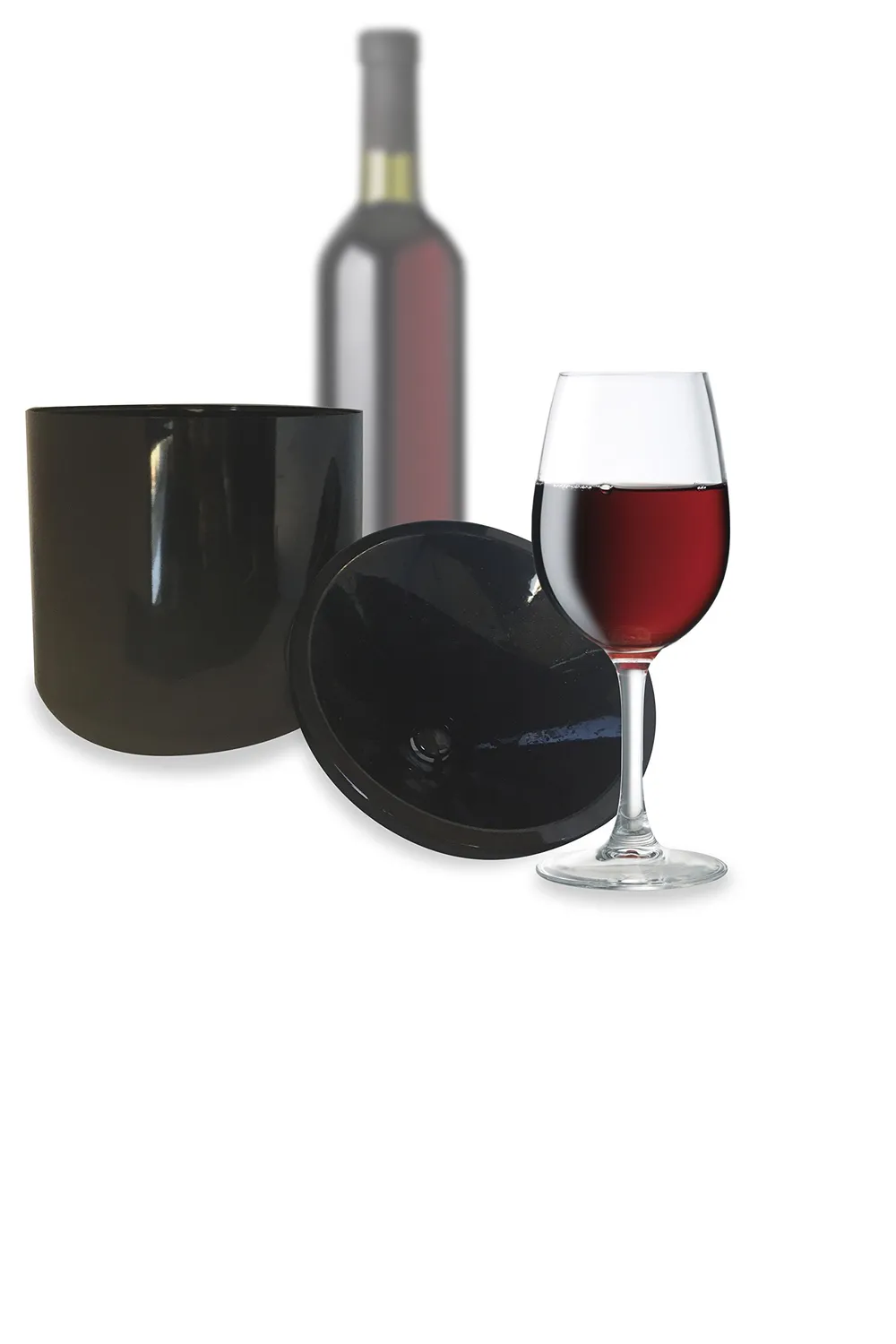 Vin Bouquet FIA 103 sputacchiera plastica nera degustazione