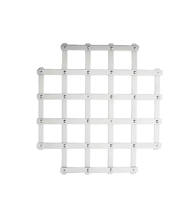 Boj sottopentola estensibile acciaio 27x26 cm