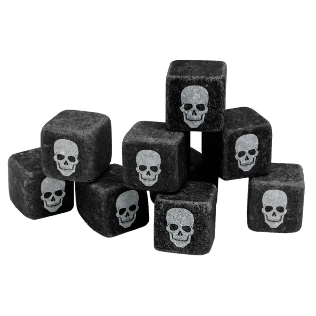 VinBouquet Cubetti di teschio raffredda bevande 9 pezzi