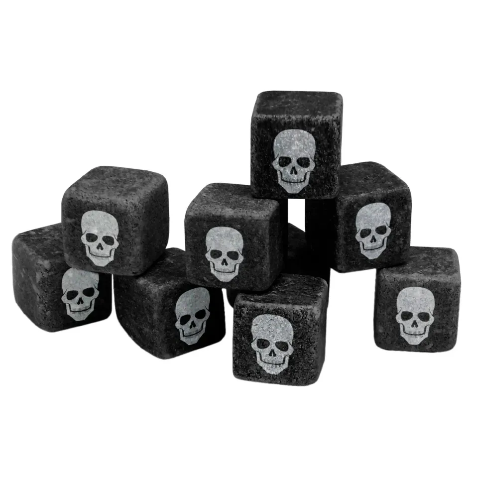VinBouquet Cubetti di teschio raffredda bevande 9 pezzi