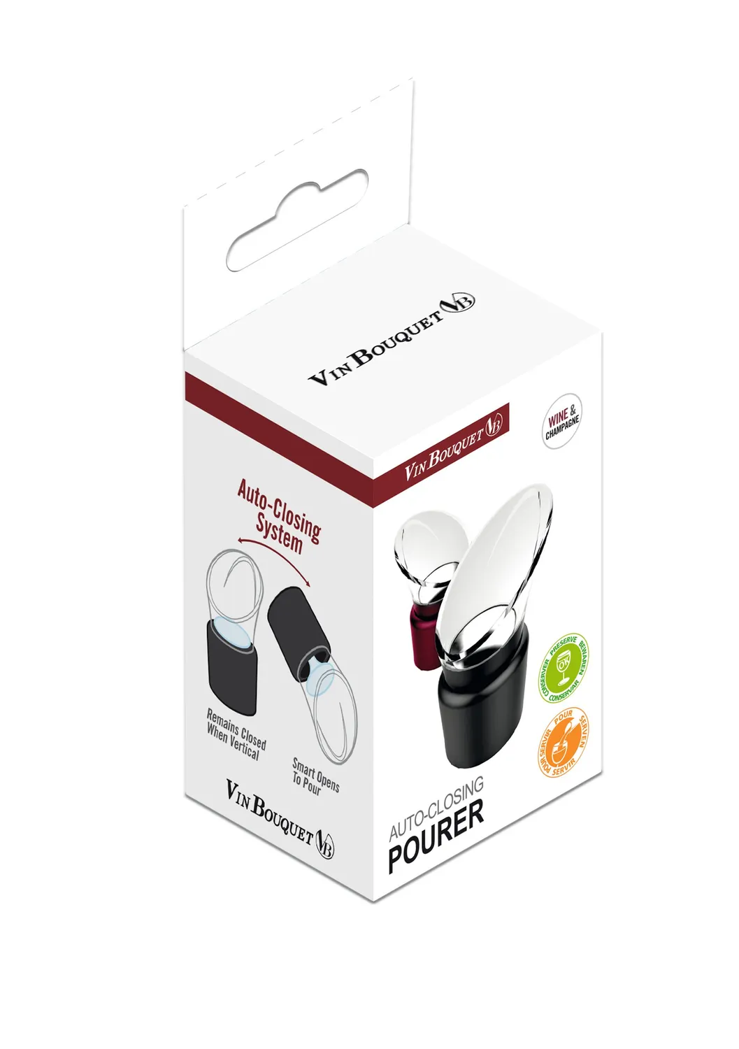 Vin Bouquet FIA 279 Tappo Versatore Autochiudente Antigoccia
