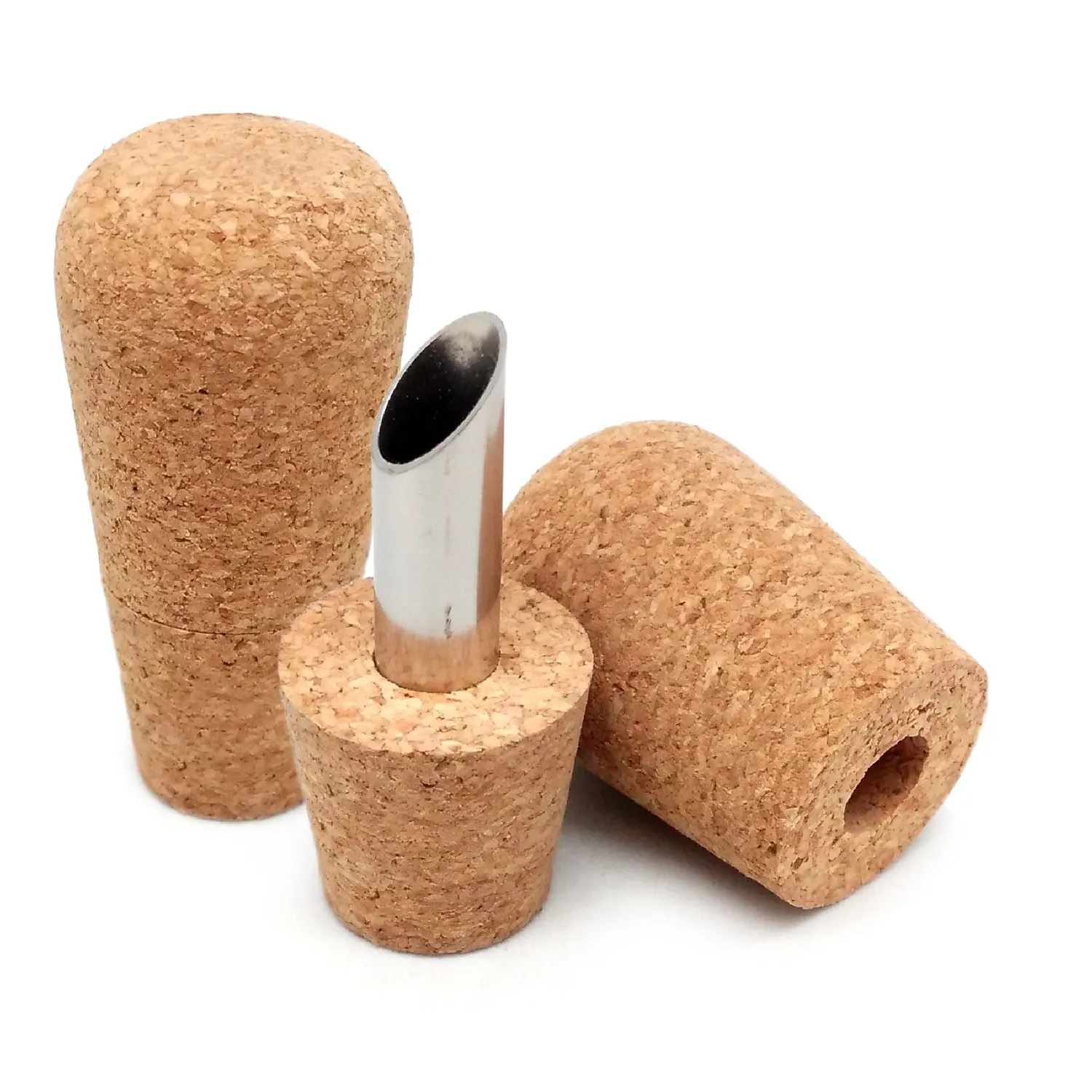 VinBouquet tappo versatore per vino in sughero naturale 2 in 1