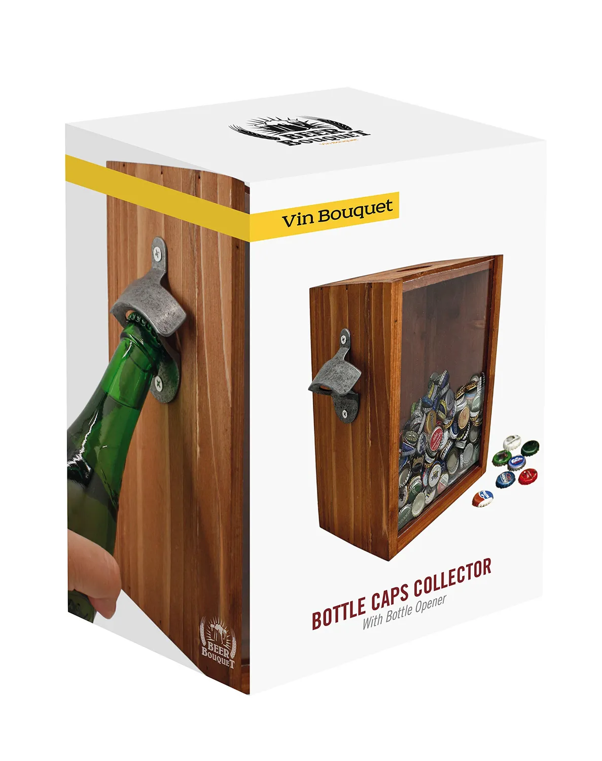 Vin Bouquet FIC 389 contenitore per tappi in legno marrone