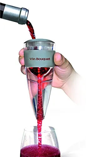 Vin Bouquet FIA 002 Aeratore Vino con Base e Sacchetto