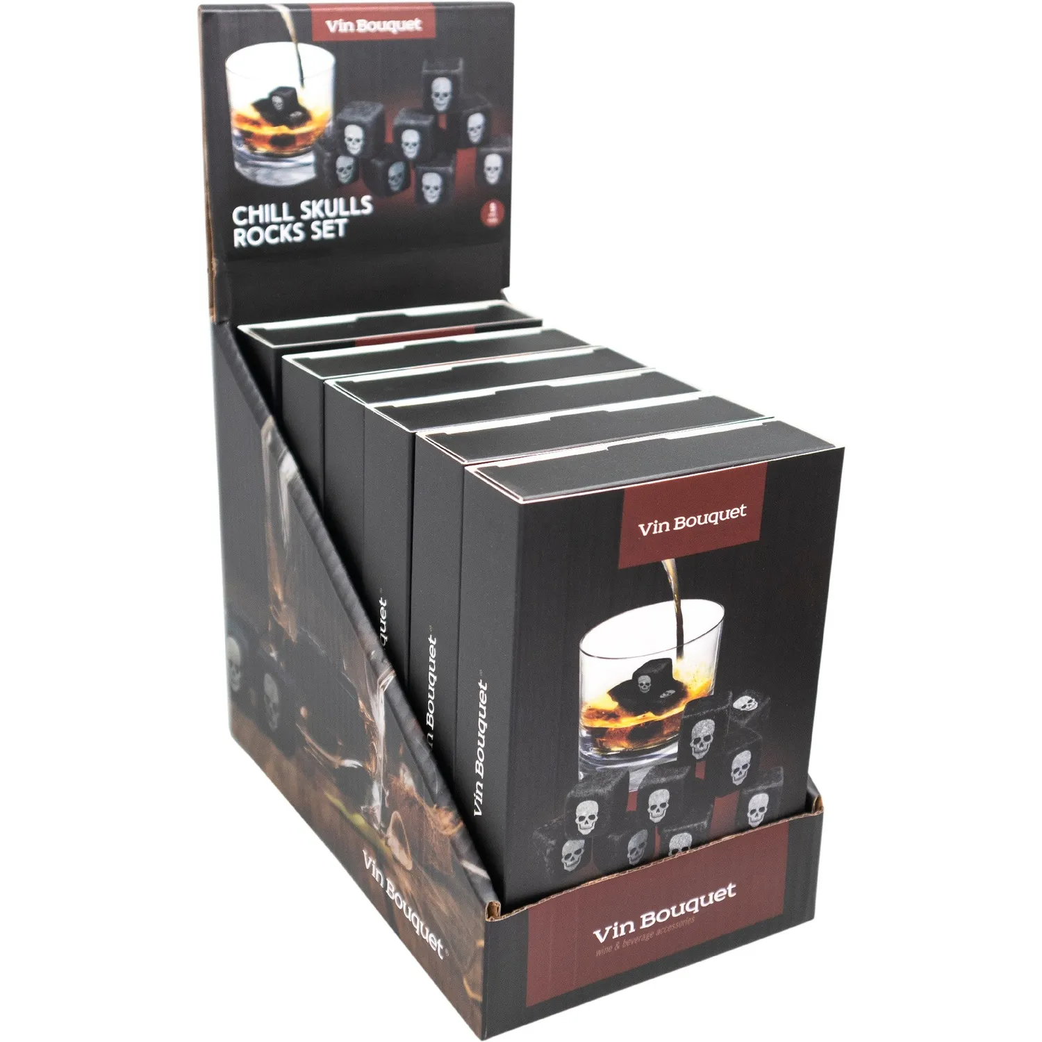 VinBouquet Cubetti di teschio raffredda bevande 9 pezzi