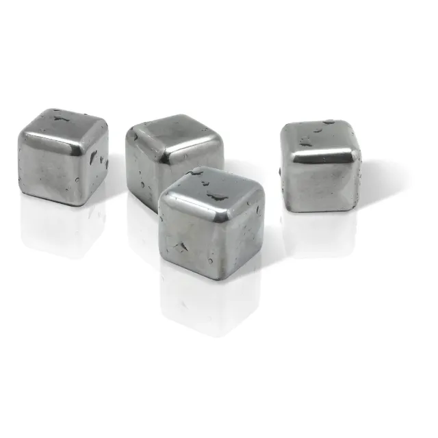 VinBouquet Cubetti Refrigeranti Acciaio Inox 4 Pezzi