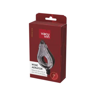 Vacu Vin Wine Aerator aeratore per vino trasparente