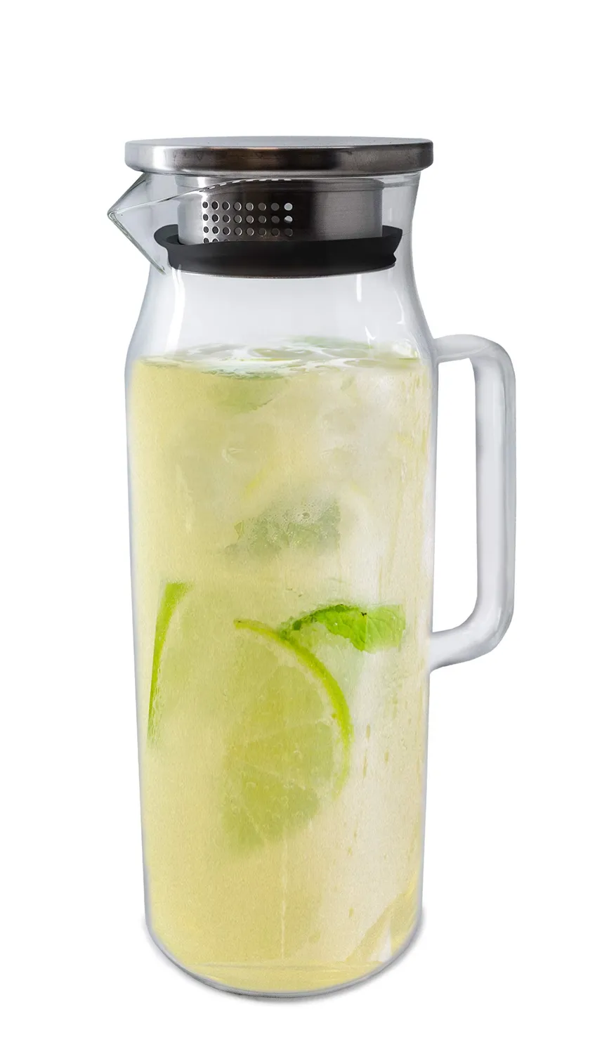 Vin Bouquet FIA 659 Caraffa Vetro 1,5 Litri con Filtro Inox