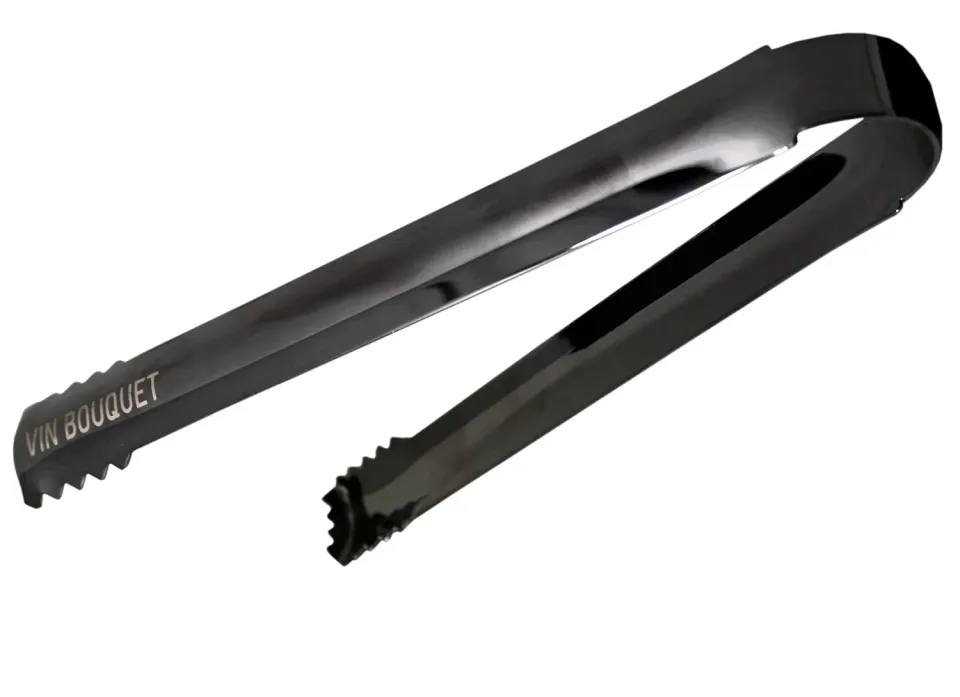 Vin Bouquet Pinza Ghiaccio Acciaio Inox Grafite Nero