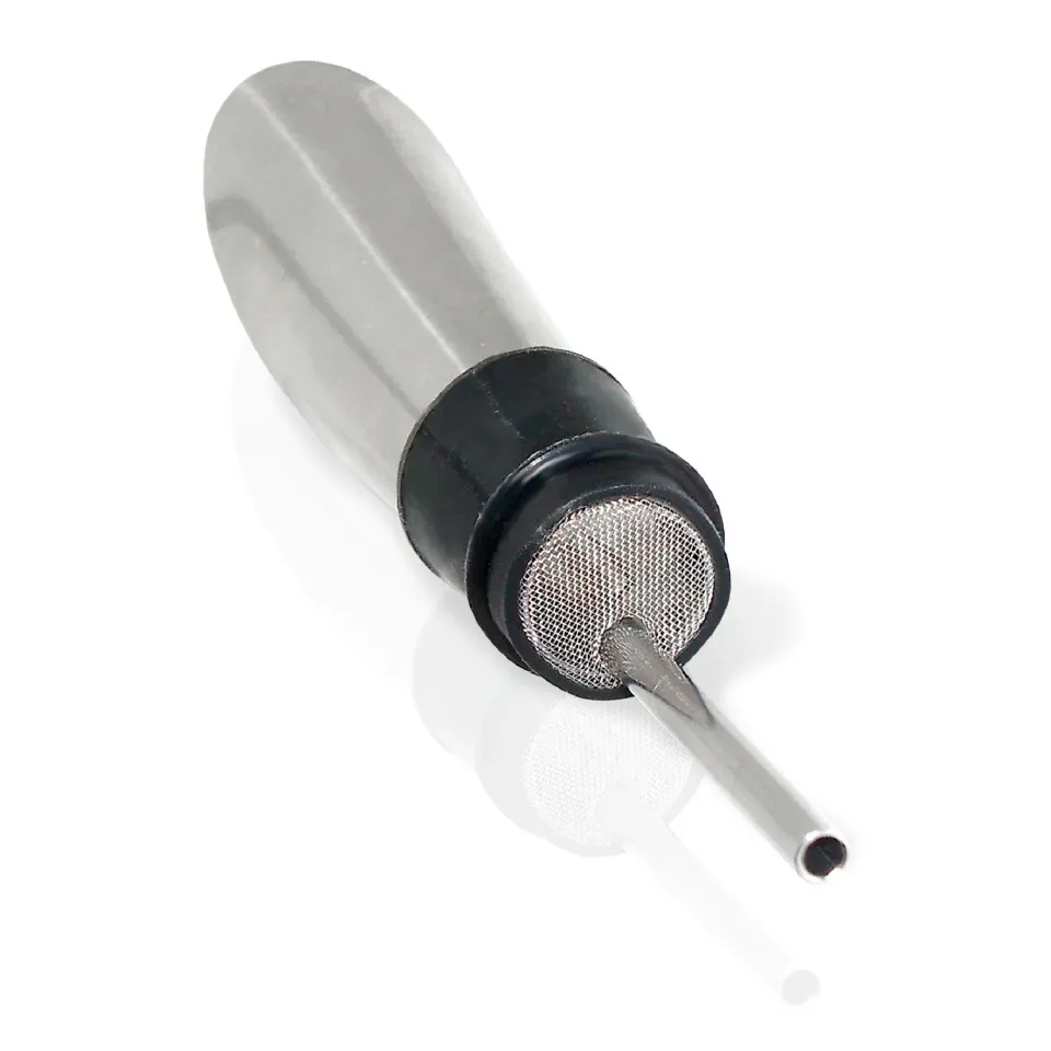 VinBouquet Versatore Vino con Filtro Acciaio Inox