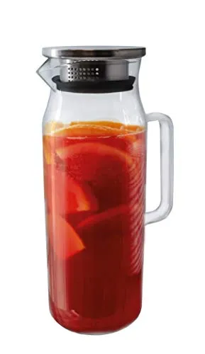 Vin Bouquet FIA 659 Caraffa Vetro 1,5 Litri con Filtro Inox