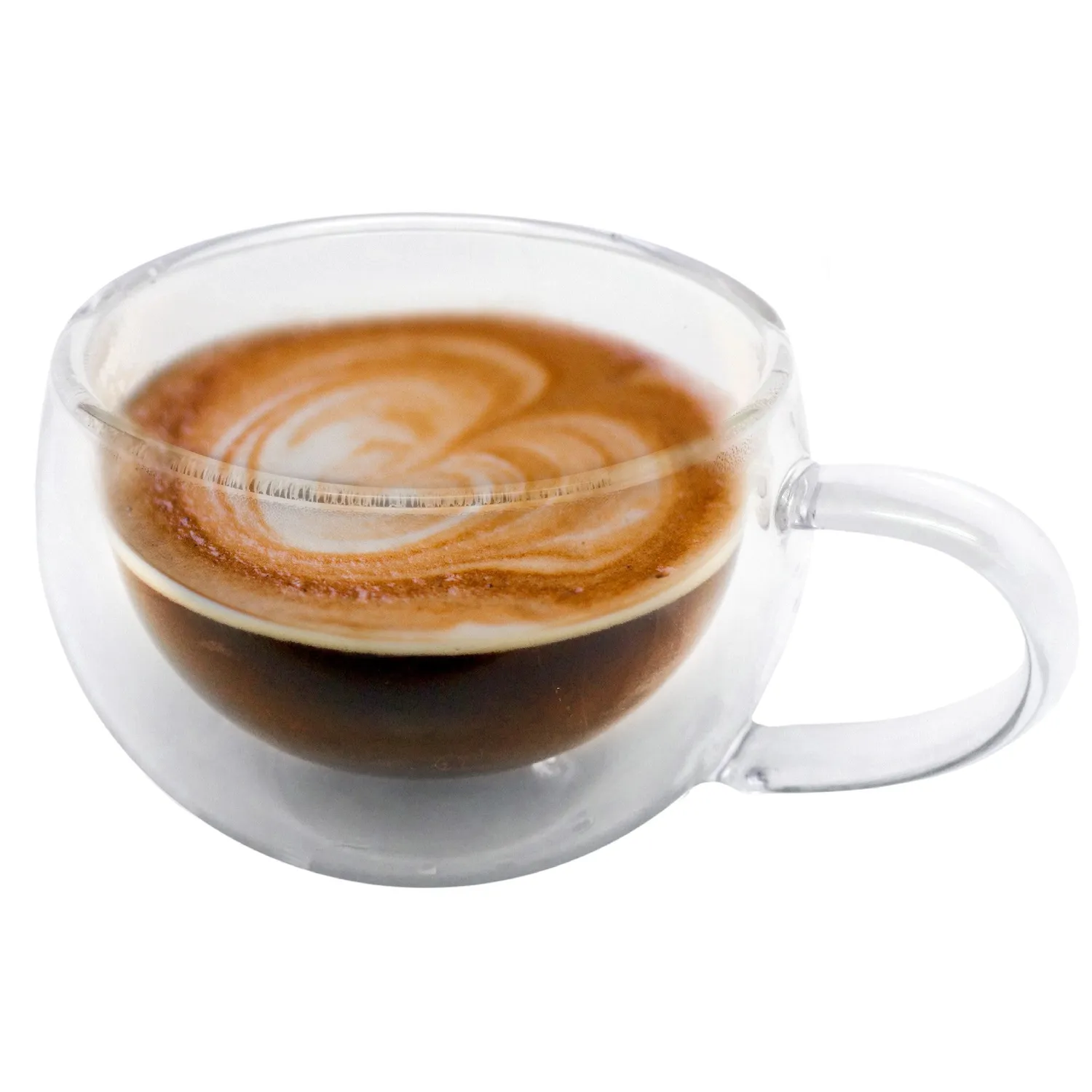 VinBouquet Tazze Vetro Doppia Parete per Caffè e Dolci