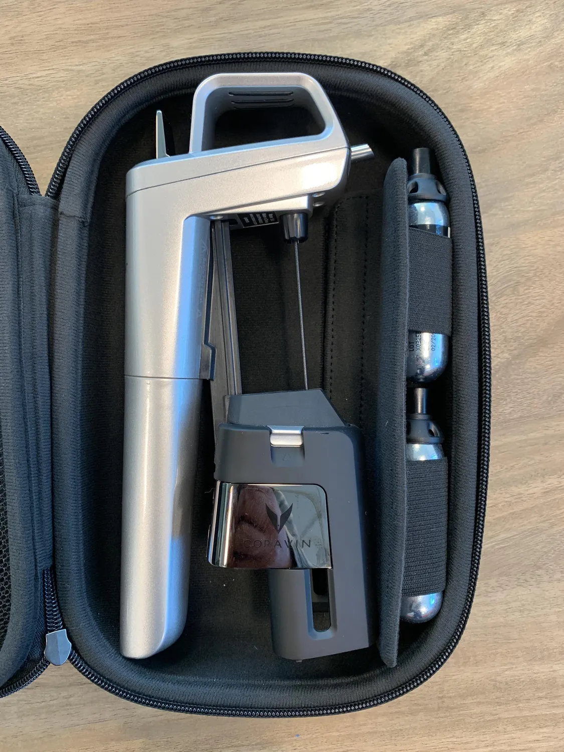 Coravin Timeless Deluxe custodia trasporto Model Eleven rigida