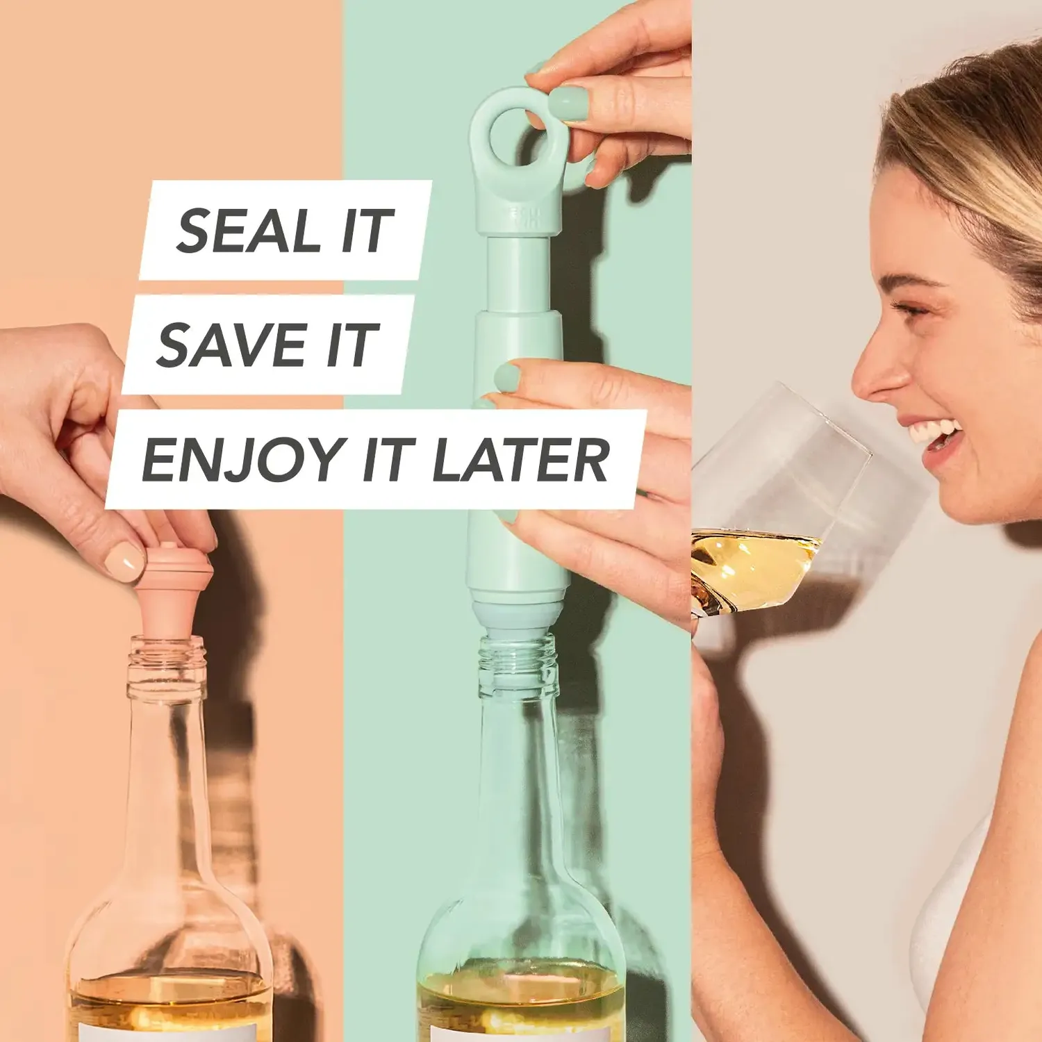 Vacu Vin Loop Wine Saver pompa vino
