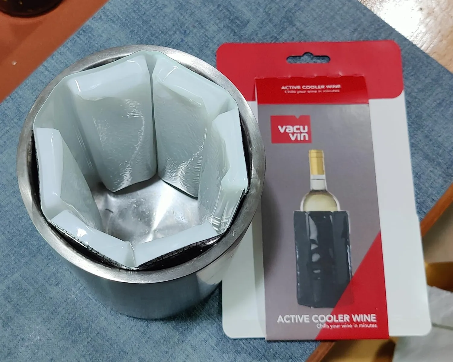 Vacuvin Raffreddatore Vino Flessibile manicotto