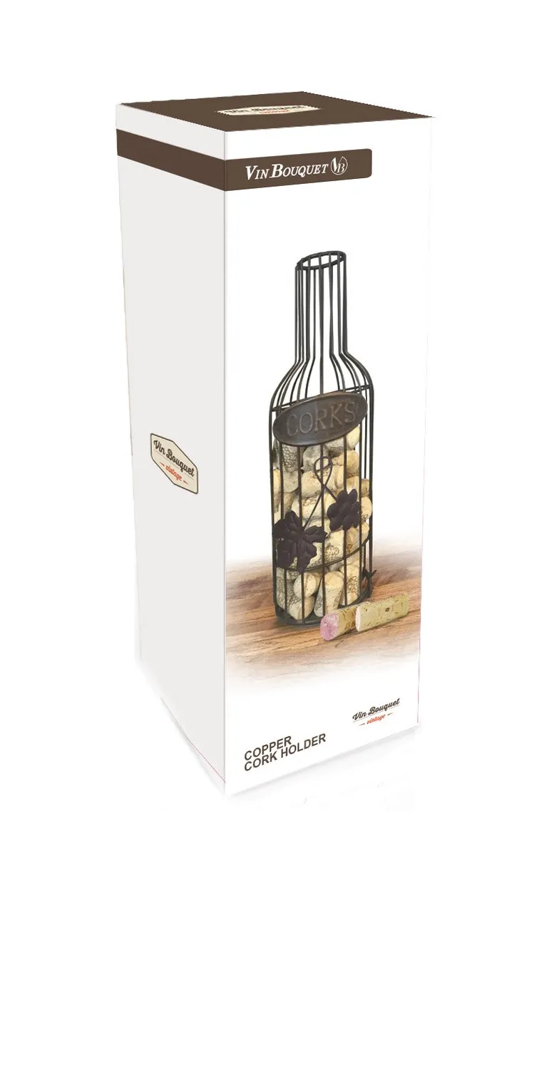 Vin Bouquet Vintage FIV 143 Portatappi Gabbia Rame Anticato