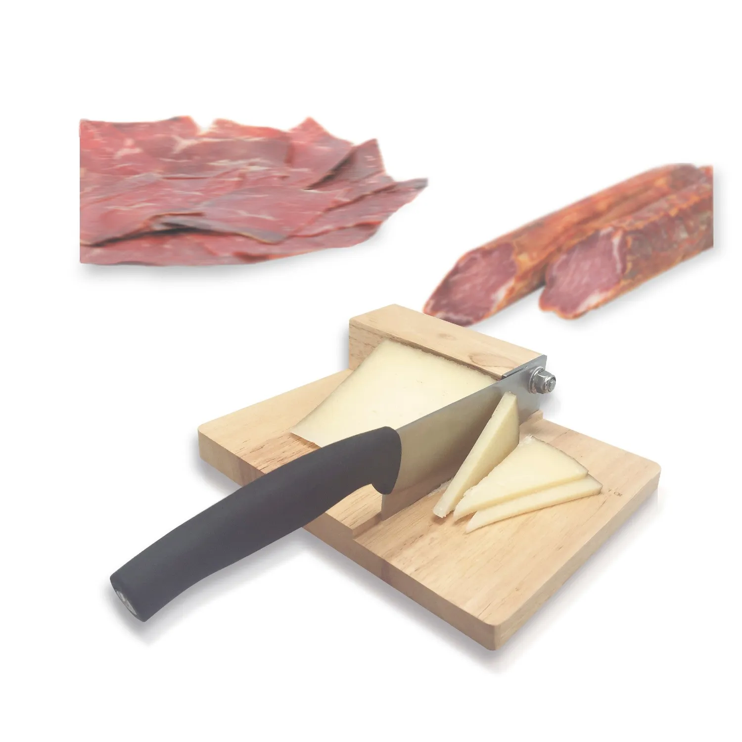 VinBouquet Ghigliottina Taglio con Base in Legno