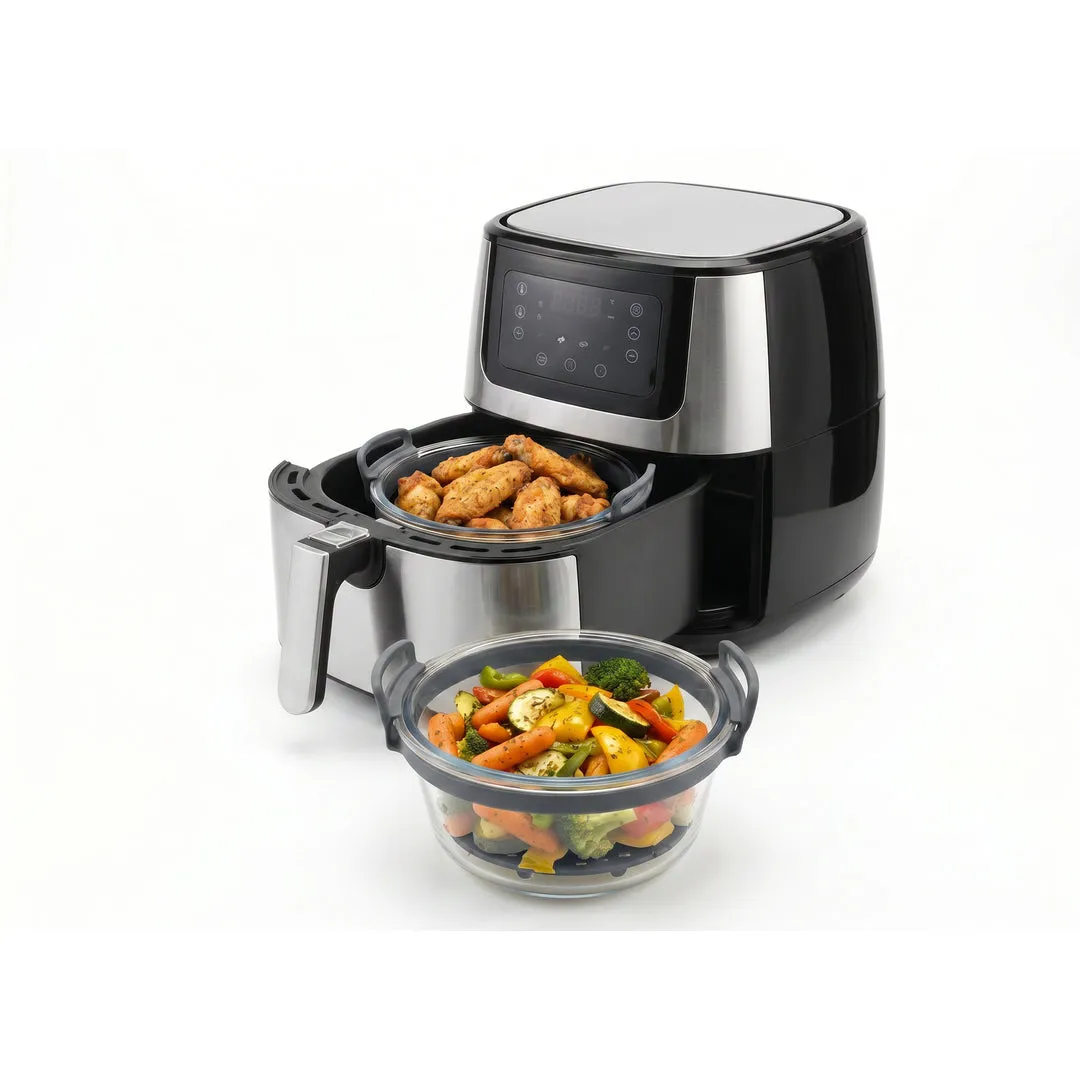 VinBouquet Recipiente Vetro Friggitrice ad Aria Borosilicato