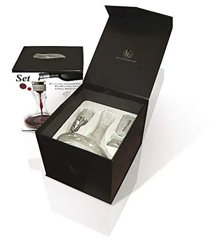 Vin Bouquet Fia 007 set aeratore vino con base e fodera