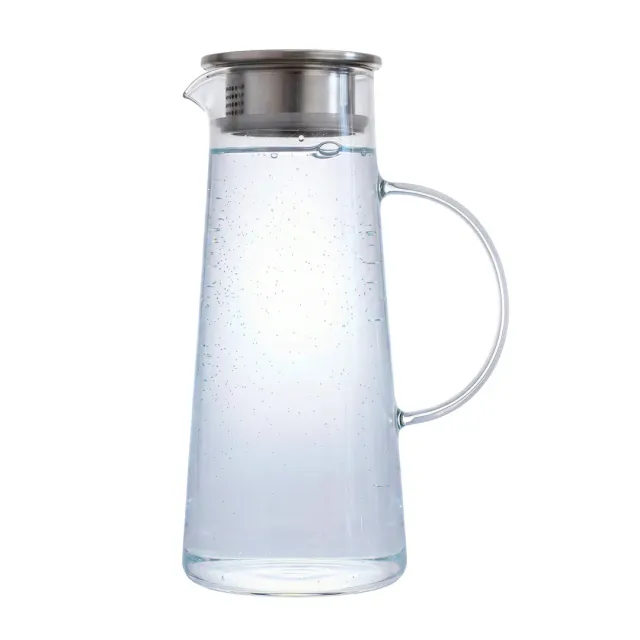 VinBouquet Brocca in vetro con manico e coperchio 1,4 L