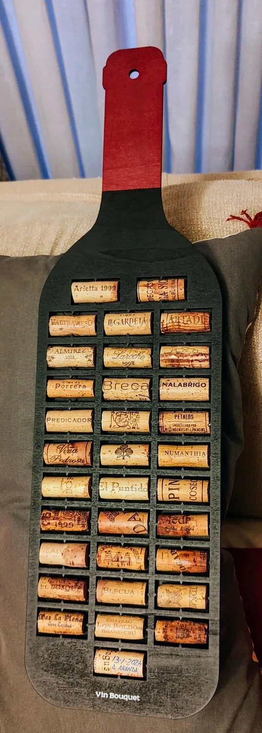 Vin Bouquet FIC 1189 raccogli tappi a forma di bottiglia, 33 tappi
