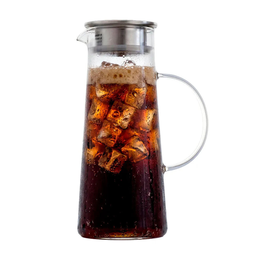 VinBouquet Brocca in vetro con manico e coperchio 1,4 L