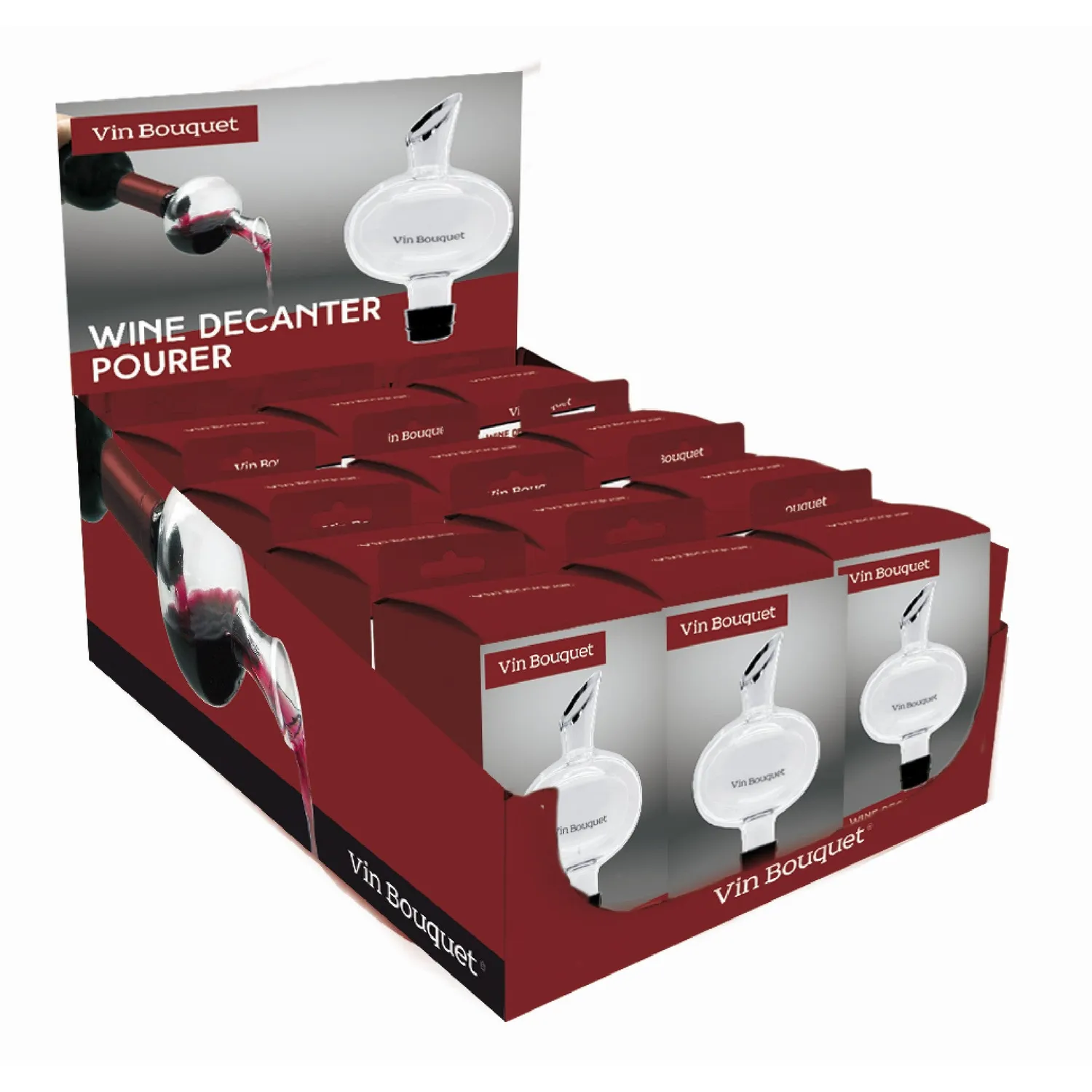 Vin Bouquet decantatore versatore per vino in cristallo