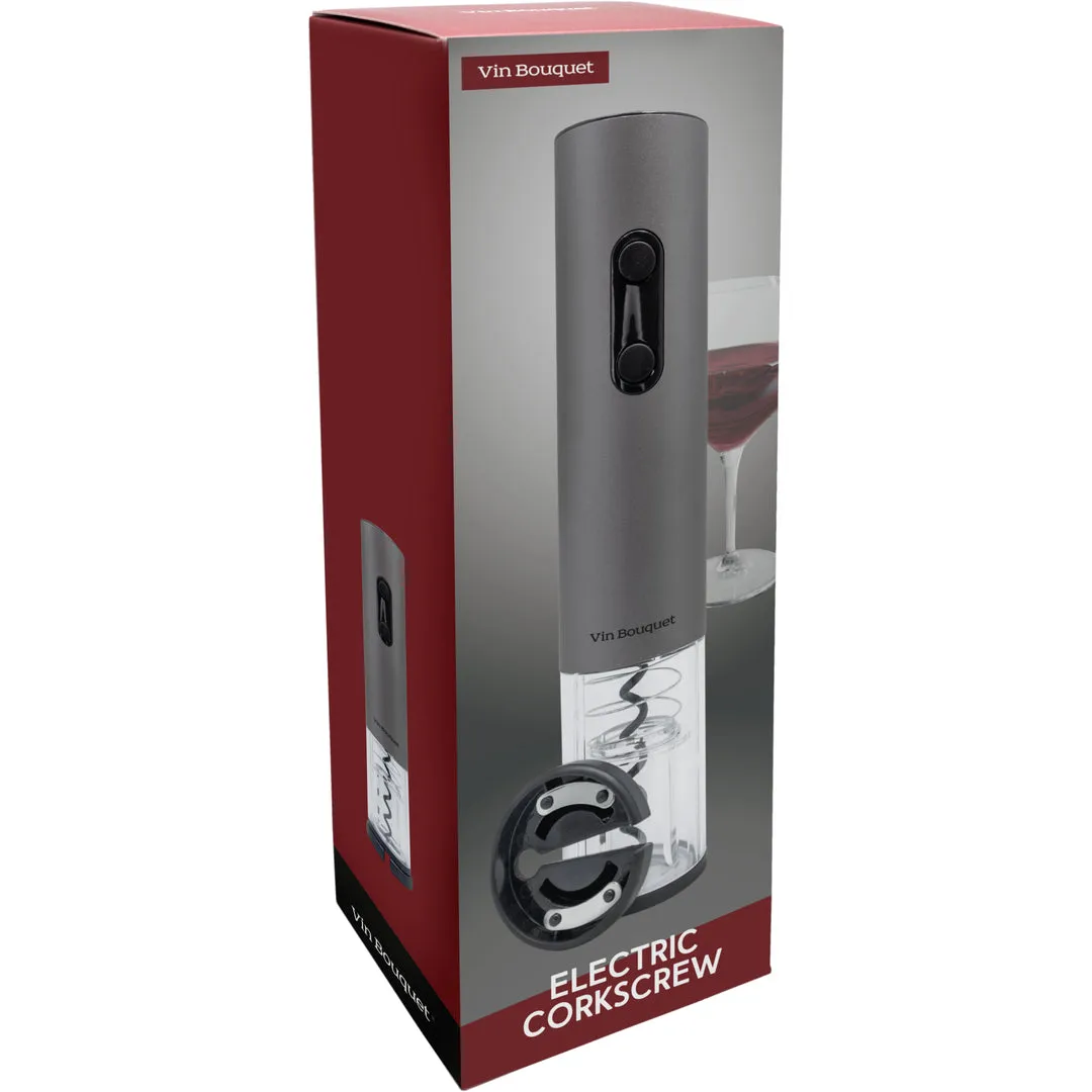 VinBouquet Cavatappi Elettrico a Batterie con Tagliacapsule