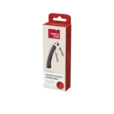 Vacu Vin Double Hinged Corkscrew cavatappi a doppia leva