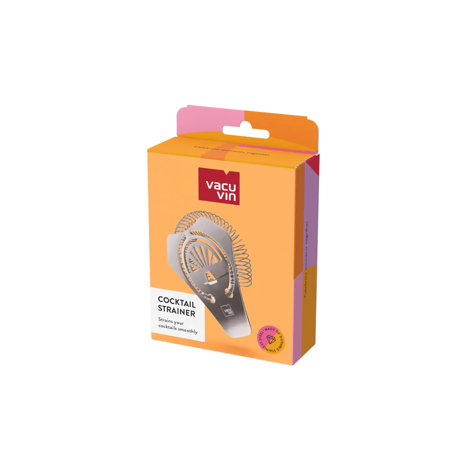 Vacu Vin Cocktail Strainer colino da cocktail inox