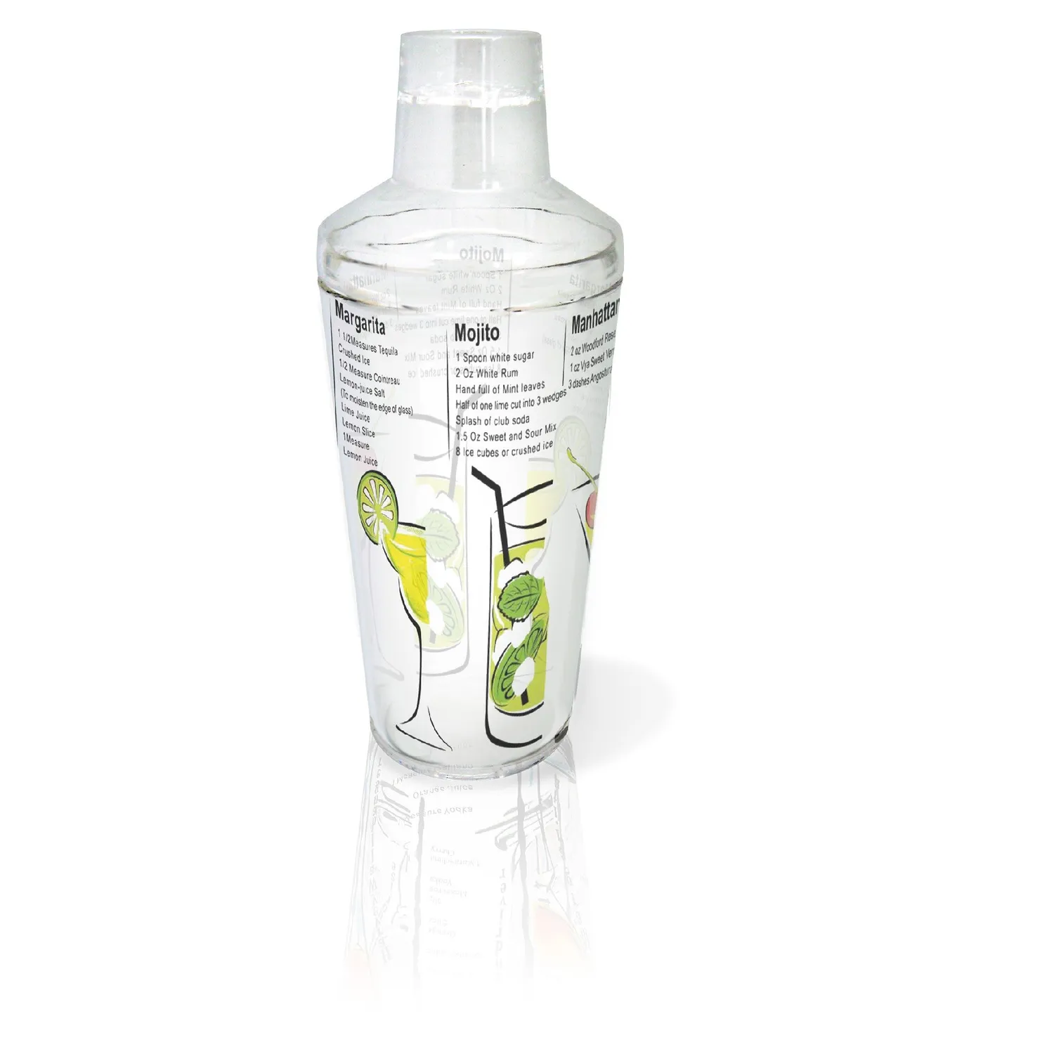 VinBouquet Set Cocktail con Shaker e Accessori in ABS