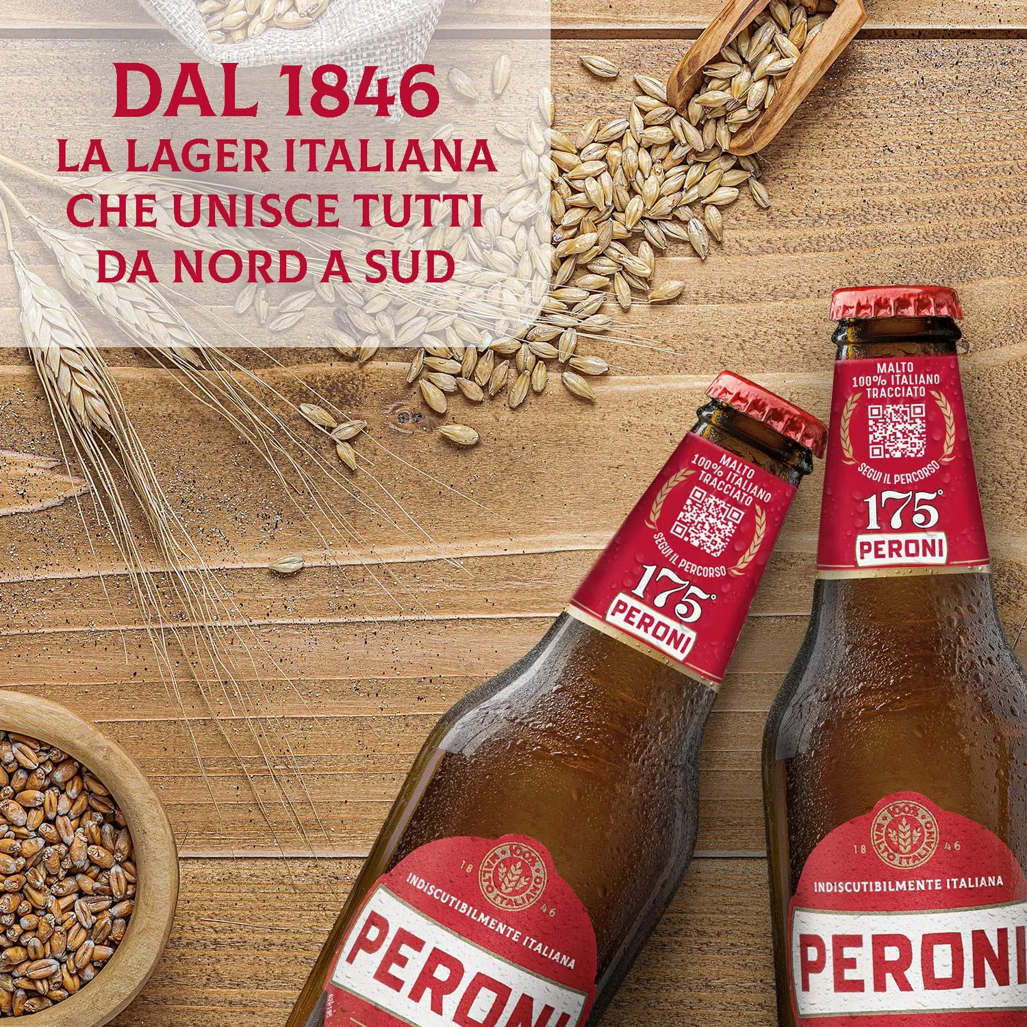 Peroni 175 Anniversario Birra Lager Malto Italiano