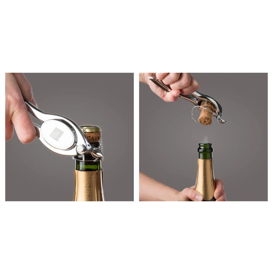 Vacuvin Champagne Opener apribottiglie spumante in acciaio inox