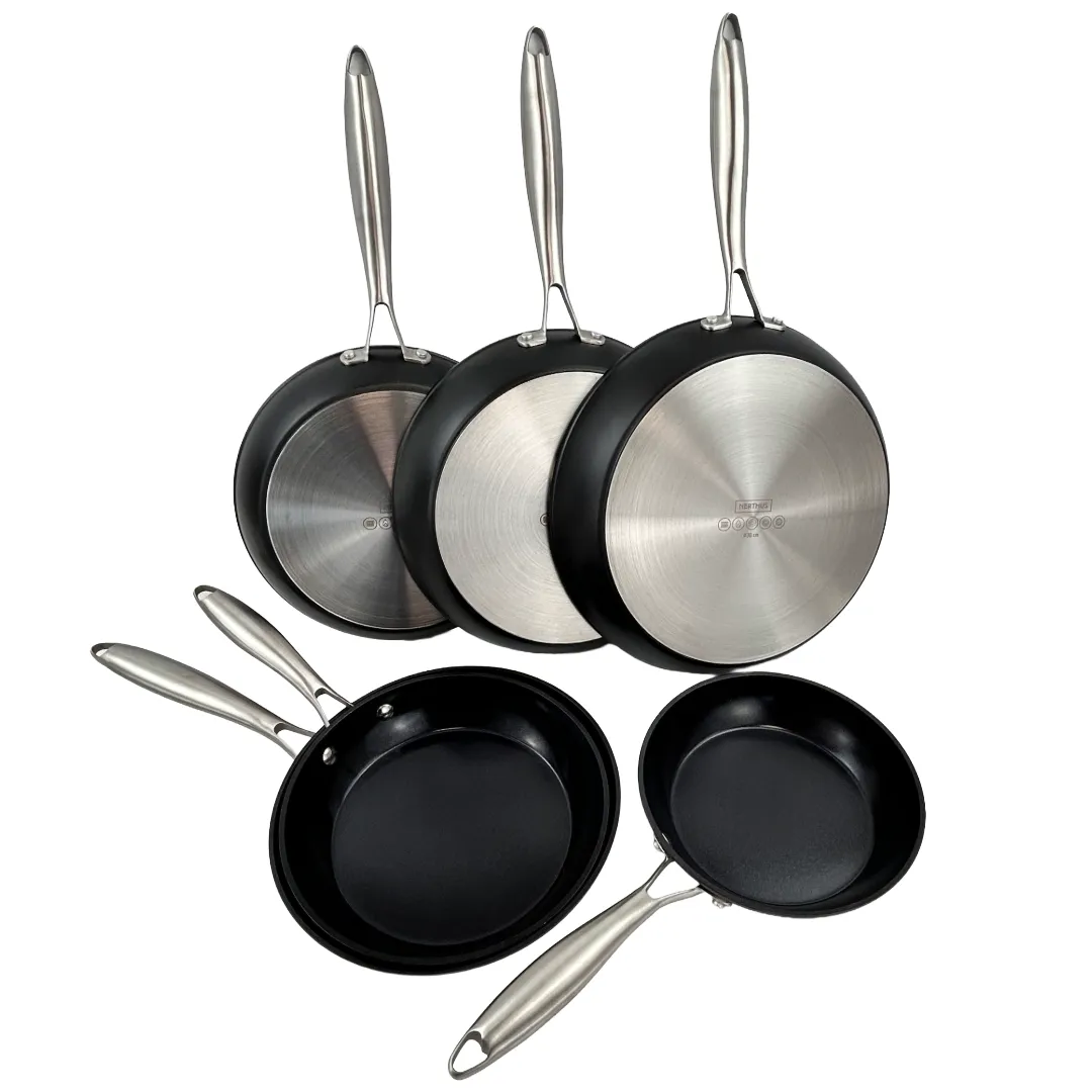 VinBouquet Padella Ceramica Antiaderente Manico Inox