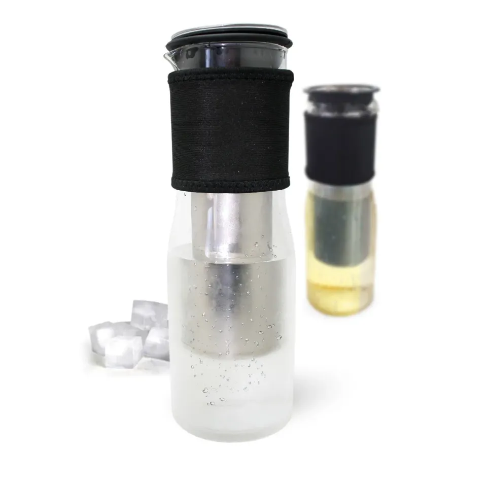 VinBouquet caraffa refrigerante in vetro 750 ml con filtro per ghiaccio
